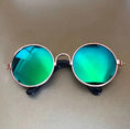 Load image into Gallery viewer, Outdoor shot of pet sunglasses featuring protective UV lenses and sturdy frame