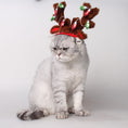 Load image into Gallery viewer, Pet Christmas Hat With Ornaments