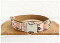 Charger l'image dans la visionneuse de la galerie, Metal buckle clasp on dog collar with fabric
