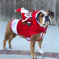 Load image into Gallery viewer, Dog Christmas Clothes Santa Claus Riding Deer