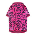 Load image into Gallery viewer, Hot pink zebra dog jacket