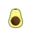 Load image into Gallery viewer, Avocado catnip toy with brown catnip ball isolated on white background