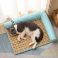 Load image into Gallery viewer, Summer Cooling Mats Cat Bed Dog Bed Dog Sofa Pet Mats Cat House Ice Pad Dog Sleeping Mats Cool Cold Bamboo Fiber Cat Bed