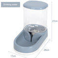 Charger l'image dans la visionneuse de la galerie, Gray automatic pet water dispenser with measurements displayed