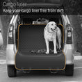 Charger l'image dans la visionneuse de la galerie, Cargo liner dog seat cover protecting SUV trunk area with a dog standing inside