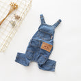 Load image into Gallery viewer, Comfortable stretch jeans pet suspenders