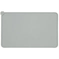 Cargar la imagen en la vista de la galería, Flexible gray silicone feeding mat bending to highlight material softness