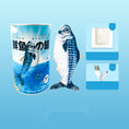 Load image into Gallery viewer, Mackerel fish cat toy in fish-can packaging with charging cable and catnip