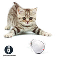 Cargar la imagen en la vista de la galería, Pelota de juguete electrónica con láser LED y ruedas para gatos