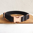 Load image into Gallery viewer, Black dog collar