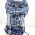 Load image into Gallery viewer, Traction Denim Vest Two-leg Clothing Small Dog Vest Pet Clothes