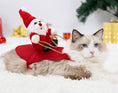 Load image into Gallery viewer, Dog Christmas Clothes Santa Claus Riding Deer