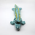 Load image into Gallery viewer, Dog chews and makes noise alligator toy