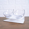 Load image into Gallery viewer, Cat Double Bowl Cat Food Bowl Protects Cervical Vertebra