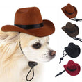 Cargar la imagen en la vista de la galería, New Cat Dog Cowboy Hat