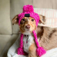 Load image into Gallery viewer, Fur Ball Warm And Windproof Fluffy Ball Knitting Method Dog Fighting Hat