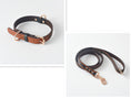 Load image into Gallery viewer, Croc Embossed PU Leather Collar & Leash Set