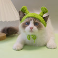 Load image into Gallery viewer, Handmade Knitted Cat Dog Hat Pet Hair Accessories Headgear