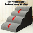 Cargar la imagen en la vista de la galería, Dog Stairs For Small Dogs 3 4 Steps Dog Ramp Removable Washable Pet Steps