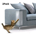 Load image into Gallery viewer, Cat claw protector pad applied on gray sofa corner with a cat scratching