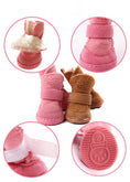 Cargar la imagen en la vista de la galería, Pet Dog Cat Shoes Cotton Shoes Supplies Teddy Puppy Snow Boots Pet Cotton Shoes Non-slip Bichon
