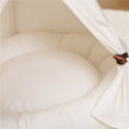 Load image into Gallery viewer, Close-up of soft white PP cotton cushion inside the pet teepee