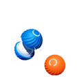 Cargar la imagen en la vista de la galería, Blue LED interactive jumping ball opened to show inner compartment with orange ball