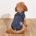Load image into Gallery viewer, Pet Warm Dog Cotton-padded Clothes Fleece-lined Thickened Reflective Gallus