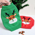 Load image into Gallery viewer, Pet Christmas Sweater Elk Printed Pattern Knitwear For Dogs Cats Winter Warm Xmas New Year Knittwear Knitted Clothing Cute Pet