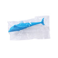 Load image into Gallery viewer, Blue fish-shaped silicone molar stick sealed in clear plastic packaging