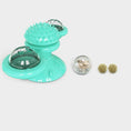 Load image into Gallery viewer, New Windmill Cat Toys Cute Rotating Interactive Cat Toy - Indoor Windmill Cat Toy With Suction Cup Catnip & Jagged Teeth Middle Ball, Smart Kitten Rotating Spinner Exercise Toy, Toothbrush & Massager