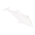 Load image into Gallery viewer, White fish-shaped silicone cat molar stick displayed on a white background