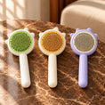Load image into Gallery viewer, Pack of one green comb, one yellow comb and one purple comb on brown marble