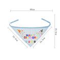 Load image into Gallery viewer, Creative Dog Birthday Hat Birthday Party Hat Printing Pet Triangular Scarf
