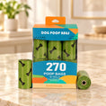 Charger l'image dans la visionneuse de la galerie, 270-bag eighteen-roll box with olive bone-print sample rolls on ivory marble