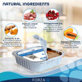Cargar la imagen en la vista de la galería, Opened Forza10 Actiwet Hypo tin showing smooth pâté with natural ingredient descriptions