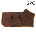 Load image into Gallery viewer, Absorbent Pet Bathrobe With Waist-wrapped Microfiber