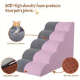 Cargar la imagen en la vista de la galería, Dog Stairs For Small Dogs 3 4 Steps Dog Ramp Removable Washable Pet Steps