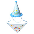 Load image into Gallery viewer, Creative Dog Birthday Hat Birthday Party Hat Printing Pet Triangular Scarf