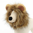 Load image into Gallery viewer, Lion Small Ears Wig Dog Hat Pet Wig Transformation