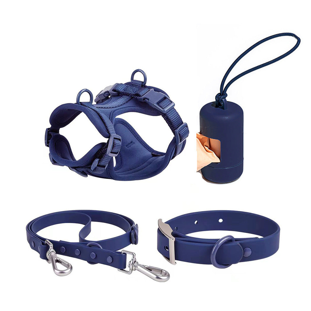Waterproof Harness, Collar & Lead Set in Multiple Colours