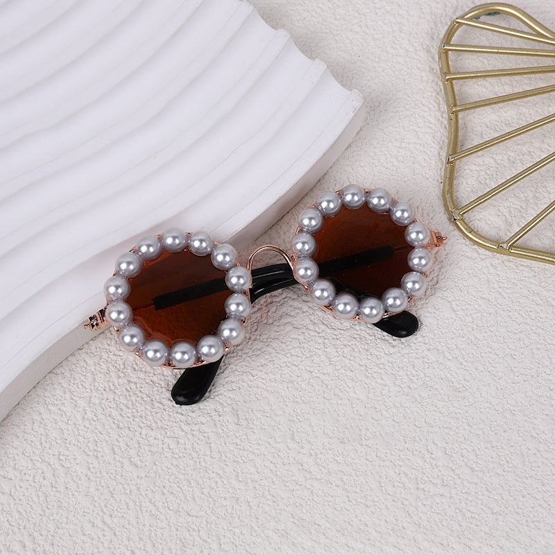 Cat And Dog Pearl Party Sunglasses