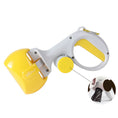 Cargar la imagen en la vista de la galería, White and yellow dog waste scooper with waste bag roll showing through access hole
