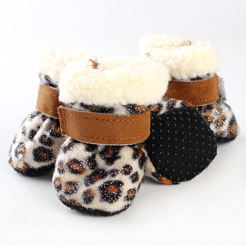 Stylish Waterproof Winter Dog Shoes