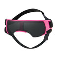 Load image into Gallery viewer, Pink frame dog goggles with black adjustable strap
