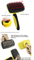 Cargar la imagen en la vista de la galería, Compatible with Apple, Benepaw Premium Auto cabello limpio perro cepillo impermeable cómodo pequeño perro grande peine de aseo de mascotas herramientas gato encaja varios cabello
