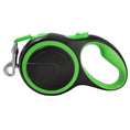 Cargar la imagen en la vista de la galería, Green accented automatic retractable pet leash close-up of handle
