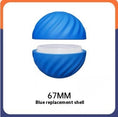 Cargar la imagen en la vista de la galería, Blue replacement shell for LED jumping ball showing threaded interior
