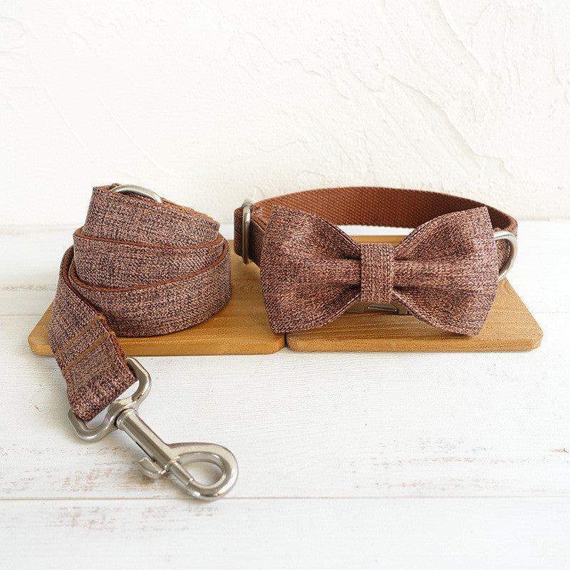 Dog ring drawstring pet leash