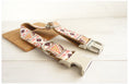 Load image into Gallery viewer, Metal clasp and adjustable buckle of the dog collar with fabric design
